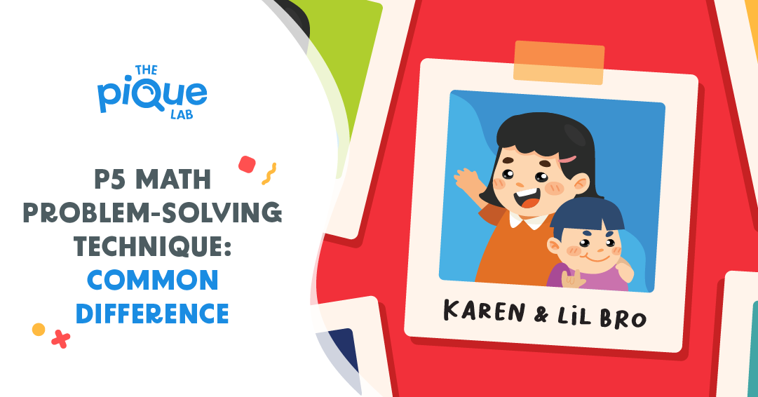 The Pique Lab Math Specialists will be solving a Primary 5 Math Word Problem sums question using Common Difference Method.